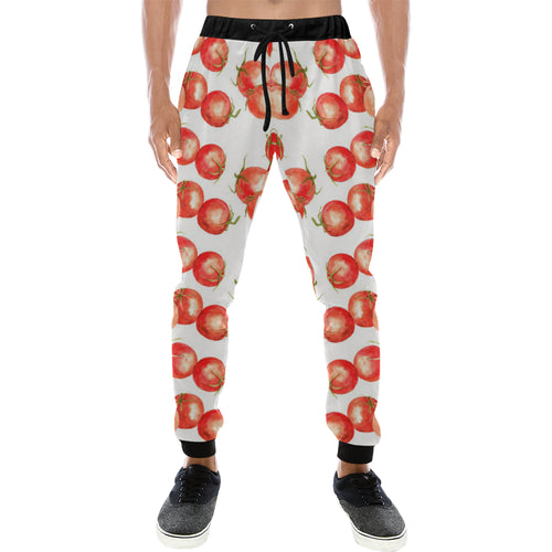 Tomato Water Color Pattern Unisex Casual Sweatpants