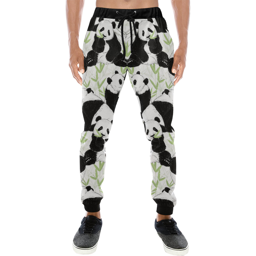 Panda Pattern Unisex Casual Sweatpants