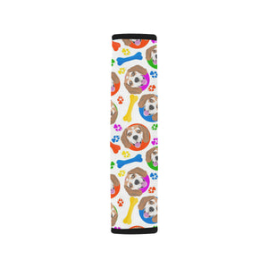 Colorful Beagle Bone Pattern Car Seat Belt Cover