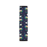 Peacock Flower Pattern Car Seat Belt Cover