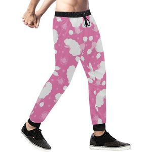 Poodle Pink Theme Pattern Unisex Casual Sweatpants