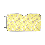 Fried Eggs Pattern Print Design 03 Car Sun Shade