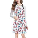 British Pattern Print Design 05 Adjustable Apron