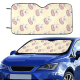 Darts Pattern Print Design 05 Car Sun Shade