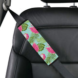 Dragon Fruit Leaves Pattern Car Seat Belt Cover