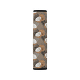 Coconut Pattern Print Design 02 Car Seat Belt Cover