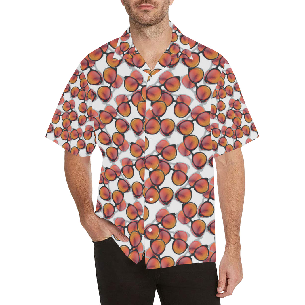Sun Glasses Pattern Print Design 01 Men's All Over Print Hawaiian Shirt (Model T58)