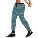 Mermaid Pattern Ethnic Motifs Unisex Casual Sweatpants