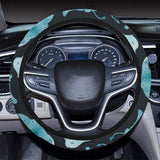 Stingray Pattern Print Design 04 Car Steering Wheel Cover