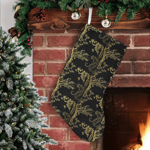 Bengal Tiger and Tree Pattern Christmas Stocking