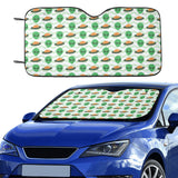 Alien Pattern Print Design 02 Car Sun Shade