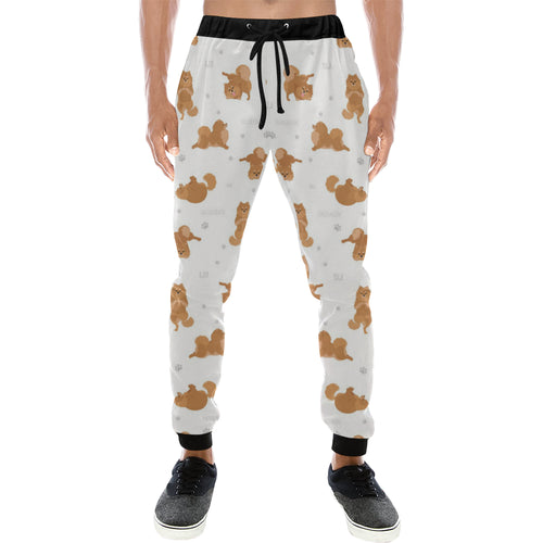 Pomeranian Yoga Pattern Unisex Casual Sweatpants