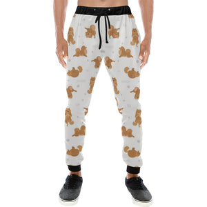 Pomeranian Yoga Pattern Unisex Casual Sweatpants