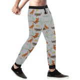 Swimming Fish Otter Pattern Unisex Casual Sweatpants