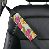 Colorful Tulip Pattern Car Seat Belt Cover