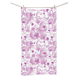Orchid Pattern Bath Towel