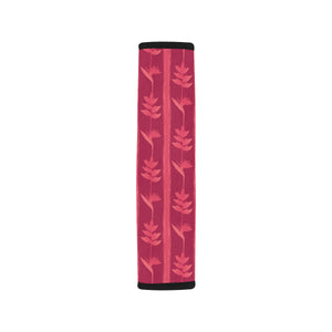 Heliconia Pink Pattern Car Seat Belt Cover