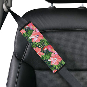 Parrot Leaves Pattern Car Seat Belt Cover