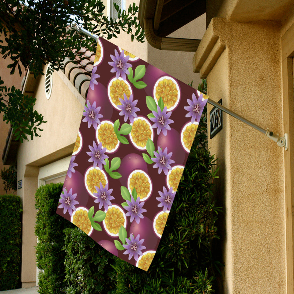 Passion Fruit Sliced Pattern House Flag Garden Flag