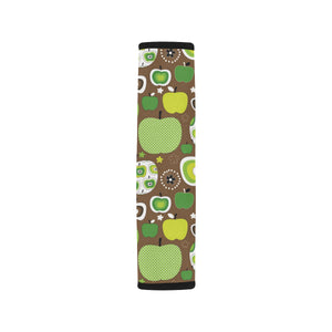 Green Apple Pattern Car Seat Belt Cover