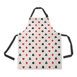 Casino Cards Suits Pattern Print Design 04 Adjustable Apron