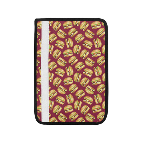 Hamburger Pattern Print Design 01 Car Seat Belt Cover