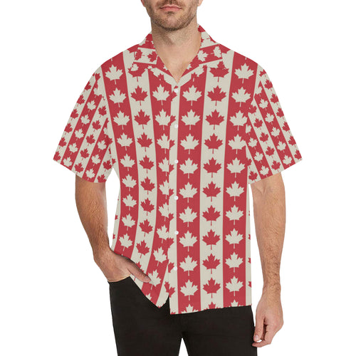 Canada Pattern Print Design 03 Men's All Over Print Hawaiian Shirt (Model T58)