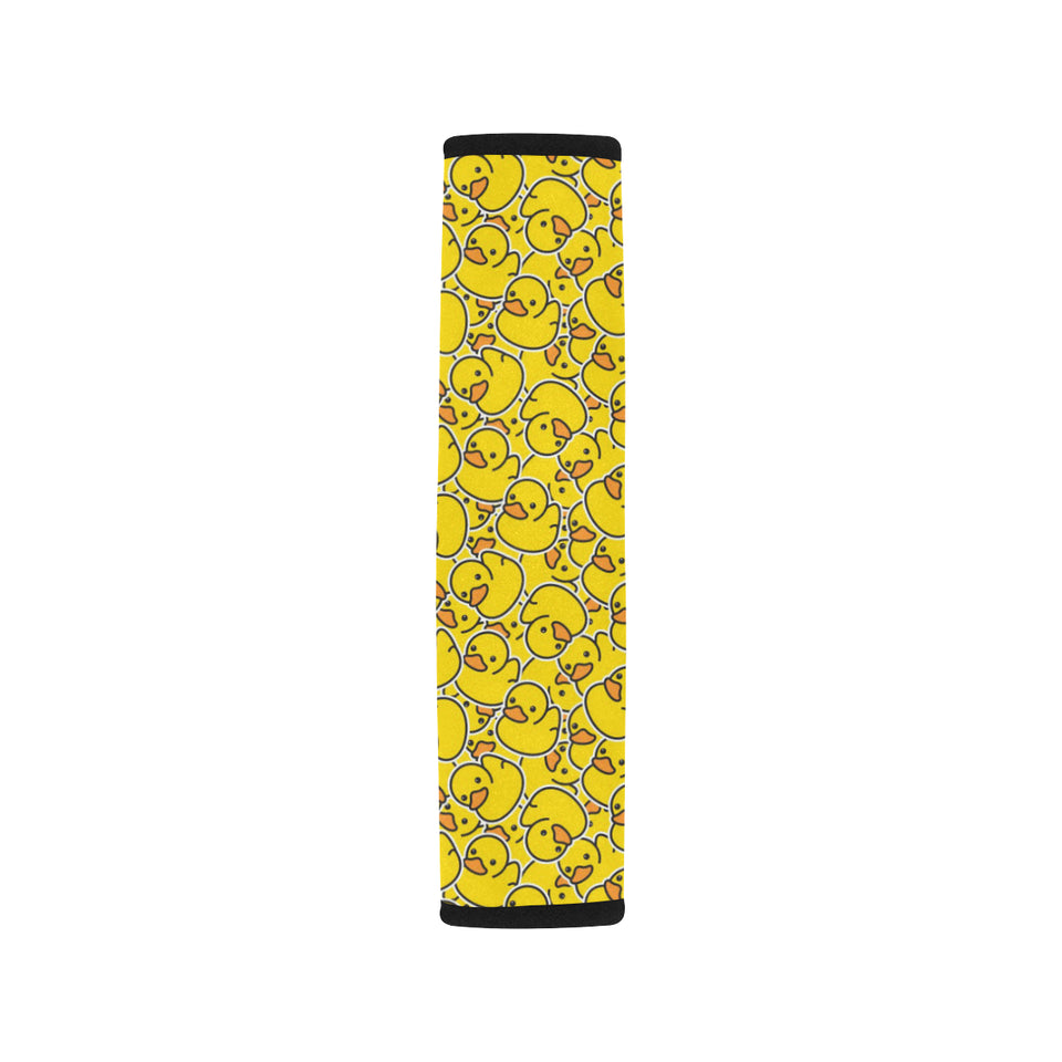 Duck Toy Pattern Print Design 04 Car Seat Belt Cover