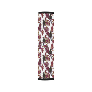 Crow Tree Leaves Pattern Car Seat Belt Cover