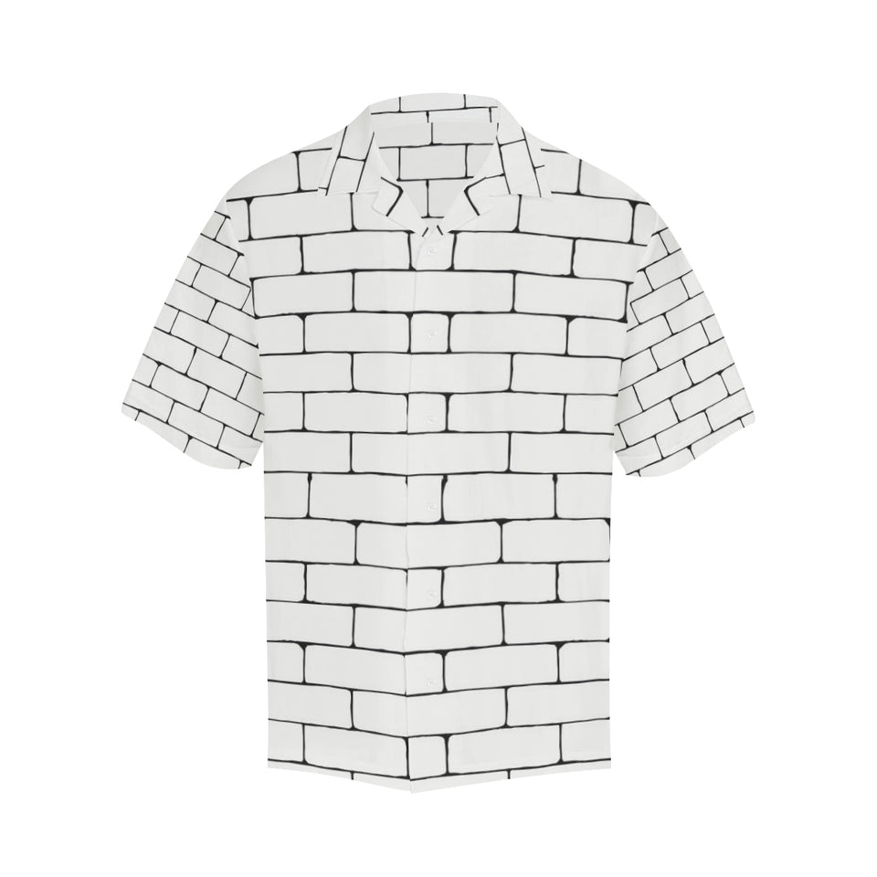 Brick Printed Pattern Print Design 02 Men's All Over Print Hawaiian Shirt (Model T58)