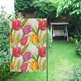 Colorful Tulip Pattern House Flag Garden Flag