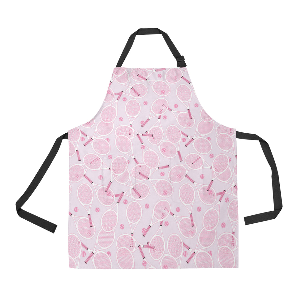 Tennis Pattern Print Design 02 Adjustable Apron