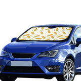 Corn Pattern Print Design 04 Car Sun Shade