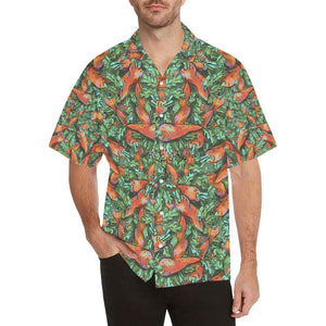 Carrot Pattern Print Design 04 Men's All Over Print Hawaiian Shirt (Model T58)