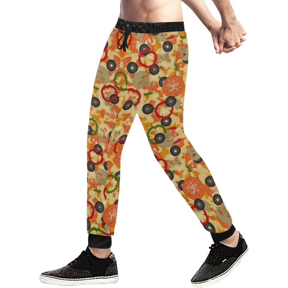 Pizza Texture Pattern Unisex Casual Sweatpants