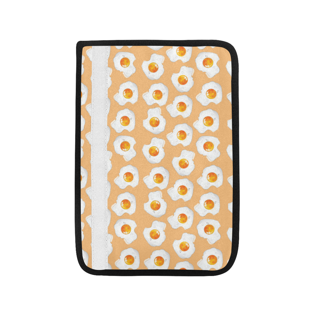 Fried Eggs Pattern Print Design 01 Car Seat Belt Cover