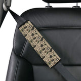 Cocoa Chocolate Pattern Car Seat Belt Cover