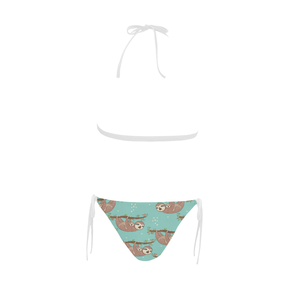 Sloth Mom and baby Pattern Sexy Bikinis Two-Pieces Swimsuits