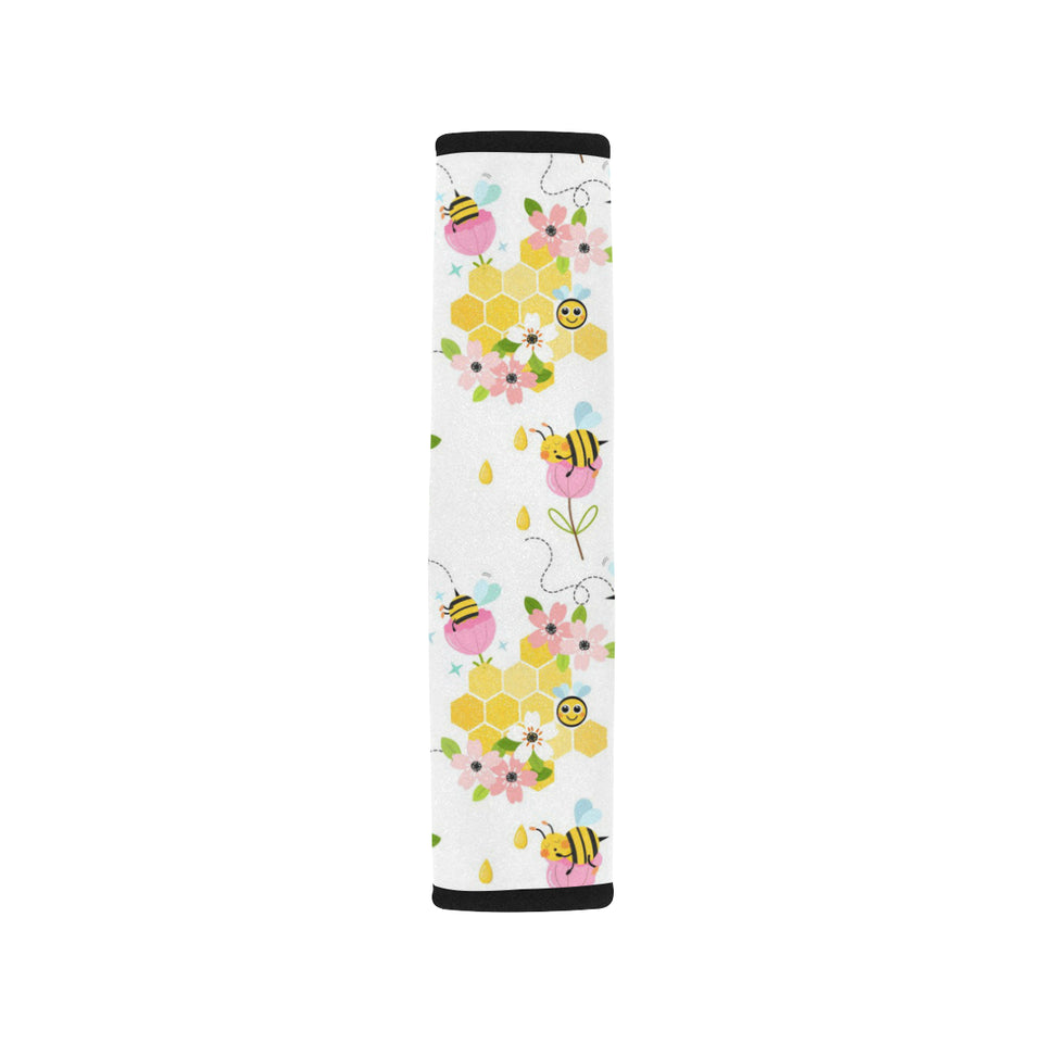 Cute Bee Pattern Car Seat Belt Cover