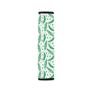 Green Peas Pattern Print Design 01 Car Seat Belt Cover