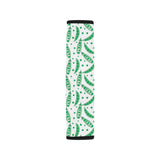 Green Peas Pattern Print Design 01 Car Seat Belt Cover