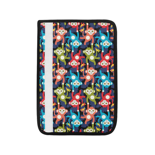 Colorful Monkey Pattern Car Seat Belt Cover