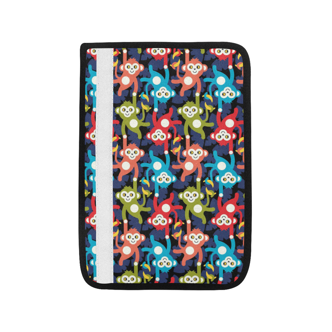 Colorful Monkey Pattern Car Seat Belt Cover