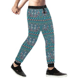 Mermaid Pattern Ethnic Motifs Unisex Casual Sweatpants