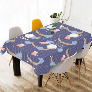 Moon Star Could Pattern Tablecloth