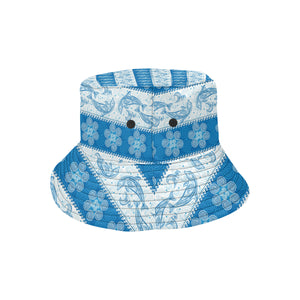 Dolphin Tribal Pattern Unisex Bucket Hat