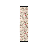 Eiffel Tower Pattern Print Design 03 Car Seat Belt Cover