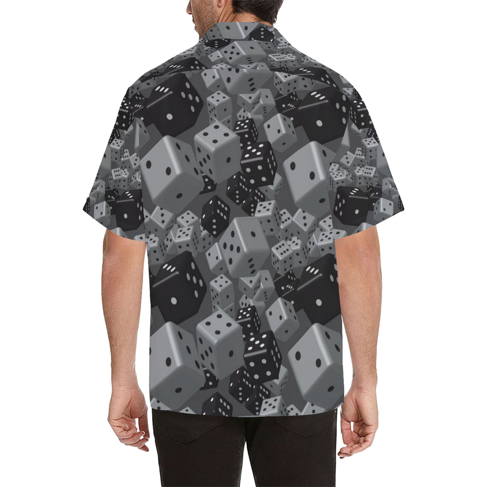 Dice Pattern Print Design 05 Men's All Over Print Hawaiian Shirt (Model T58)