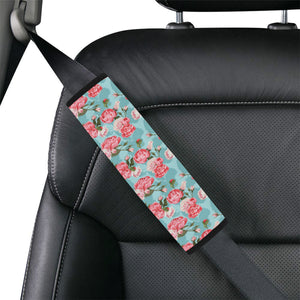 Rose Pattern Print Design 03 Car Seat Belt Cover