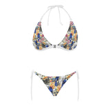 Toucan Leaves Flower Pattern Sexy Bikinis Two-Pieces Swimsuits
